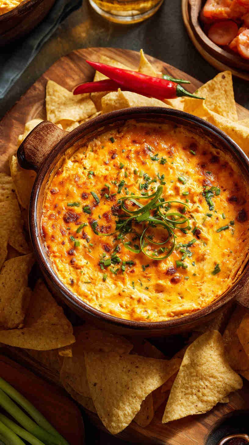 Crockpot Buffalo Chicken Dip