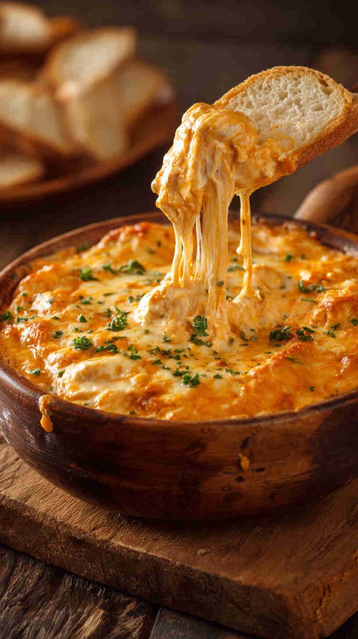 Crockpot Buffalo Chicken Dip