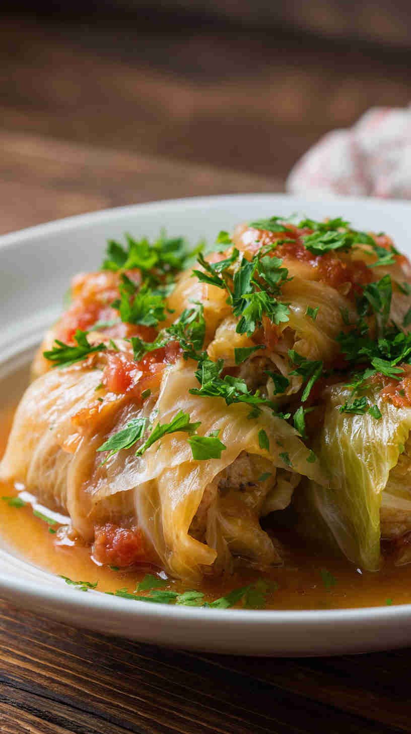 Crockpot Cabbage Roll Soup