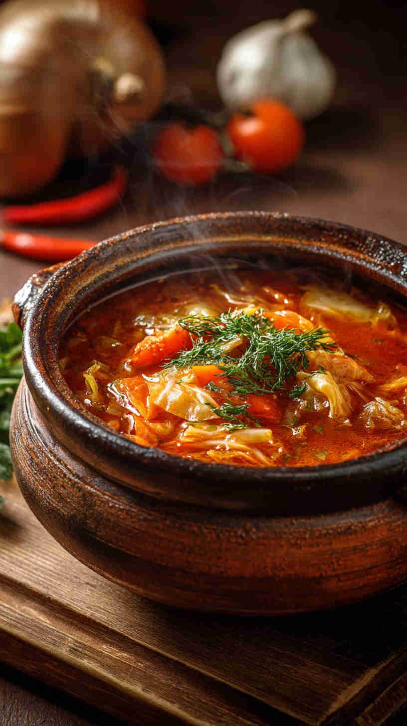 Crockpot Cabbage Roll Soup