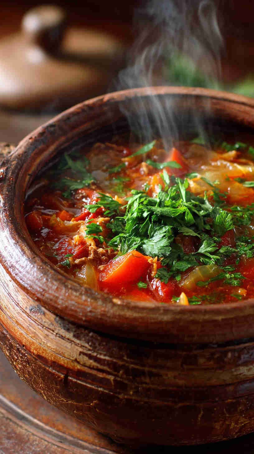 Crockpot Cabbage Roll Soup