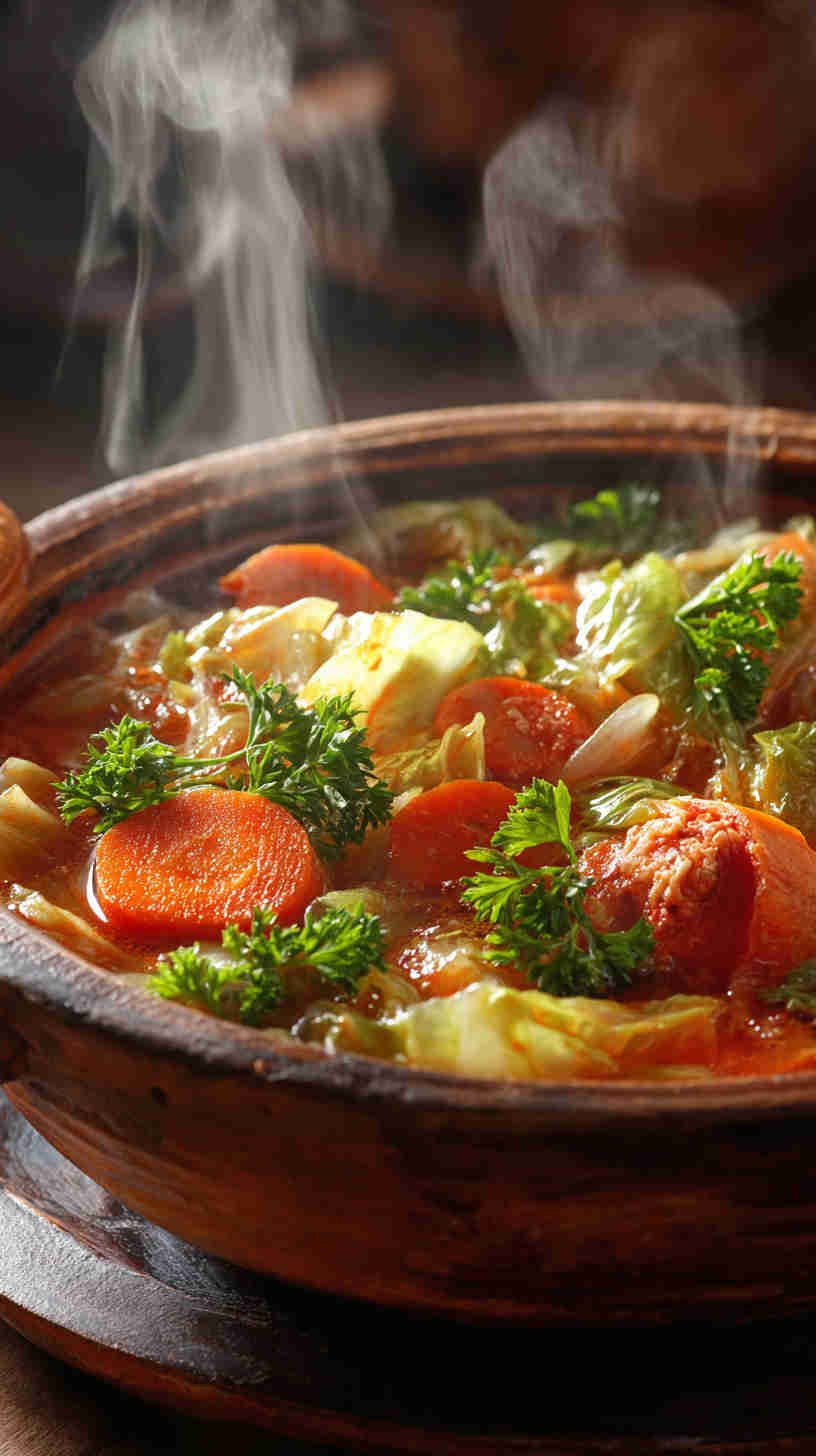 Crockpot Cabbage Roll Soup