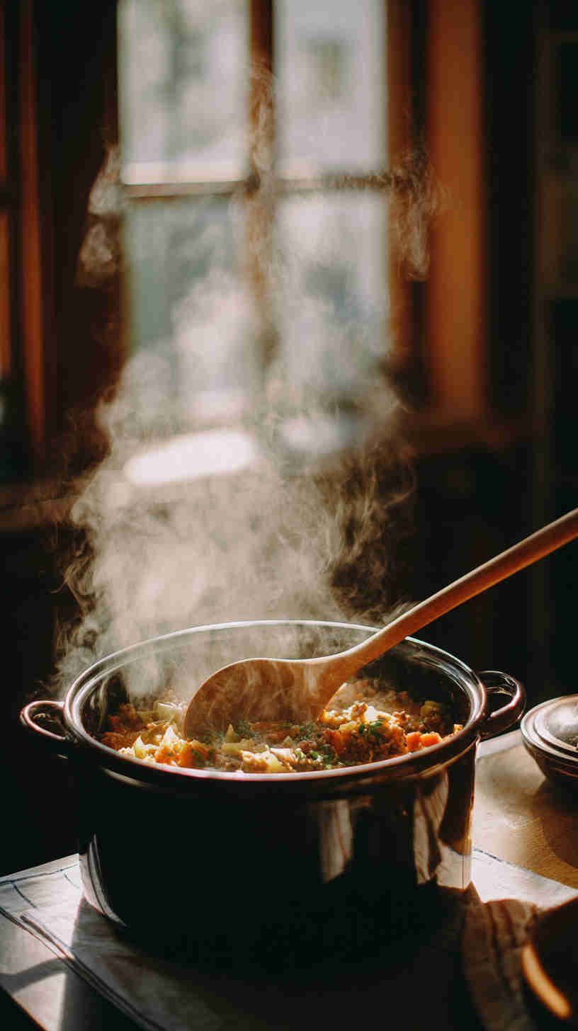 Crockpot Cabbage Roll Soup