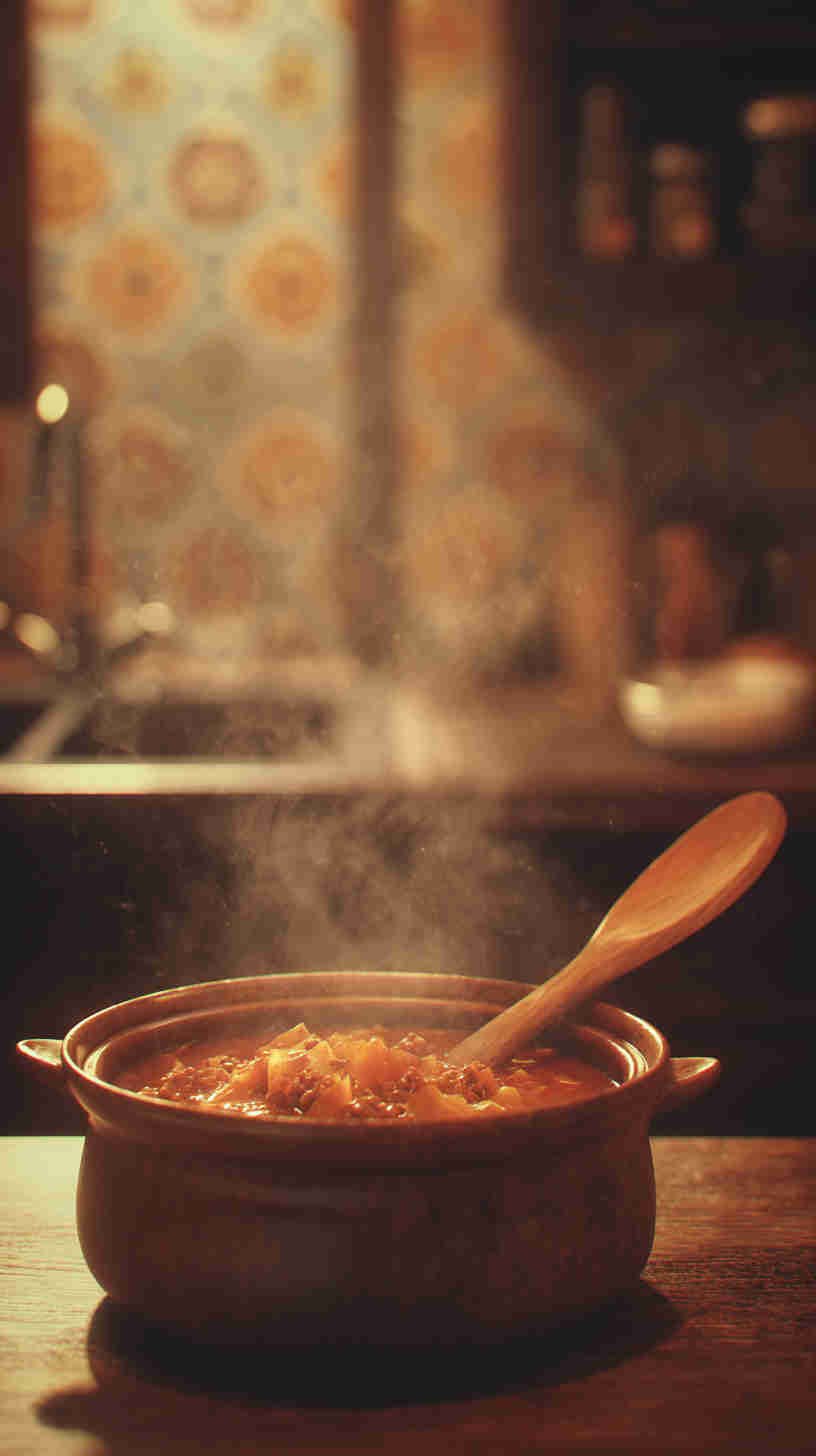 Crockpot Cabbage Roll Soup