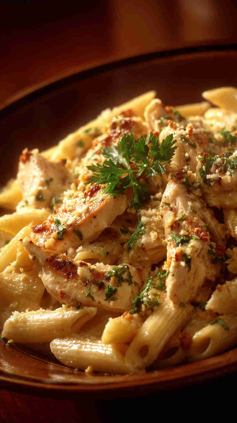 Crockpot Cajun Chicken Pasta