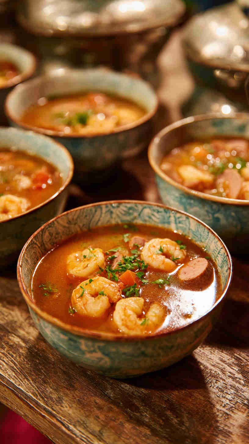 Crockpot Cajun Shrimp and Sausage Stew