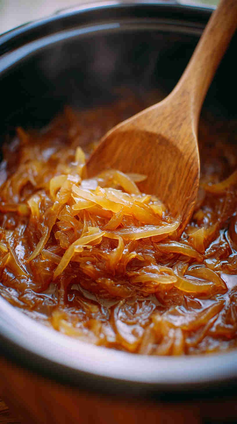 Crockpot Caramelized Onion Jam