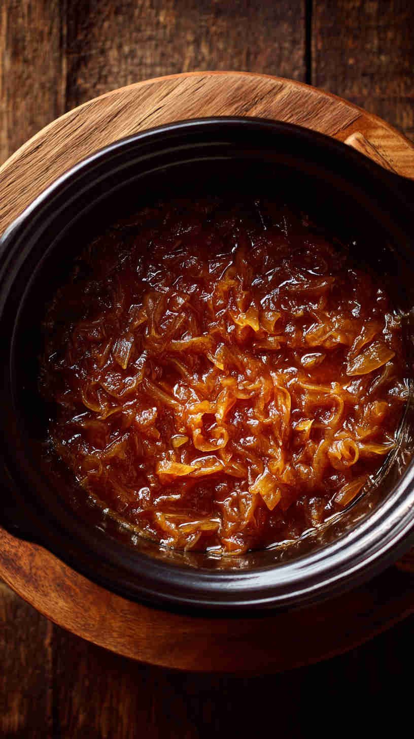 Crockpot Caramelized Onion Jam