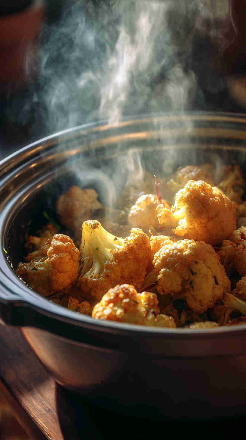 Crockpot Cauliflower Curry