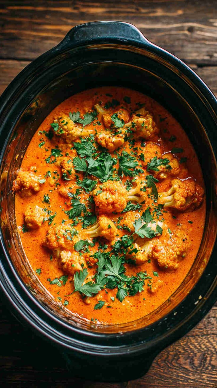 Crockpot Cauliflower Curry