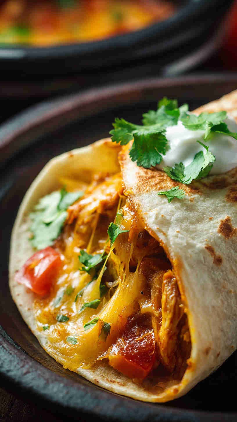 Crockpot Cheesy Quesadilla Filling