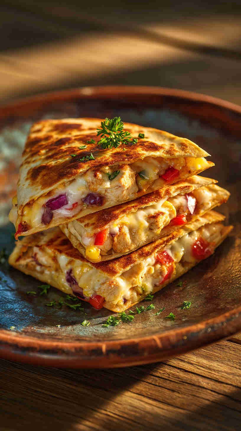 Crockpot Cheesy Quesadilla Filling