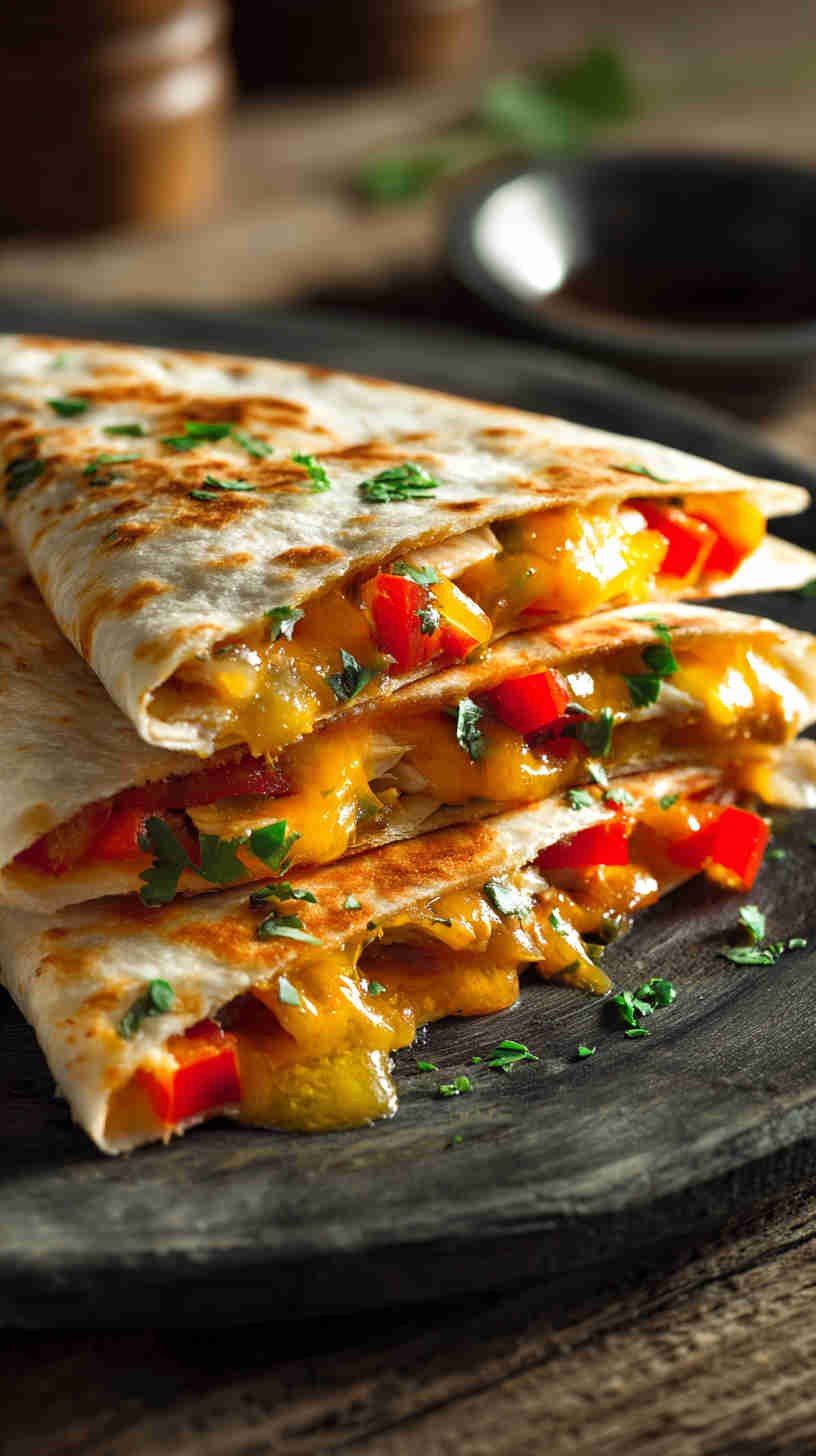 Crockpot Cheesy Quesadilla Filling
