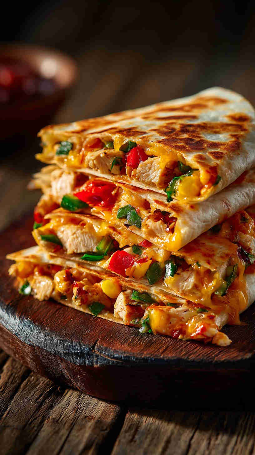 Crockpot Cheesy Quesadilla Filling
