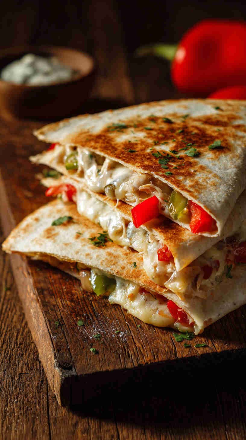 Crockpot Cheesy Quesadilla Filling