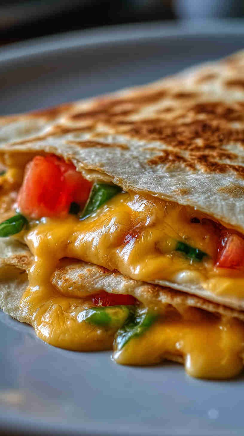 Crockpot Cheesy Quesadilla Filling