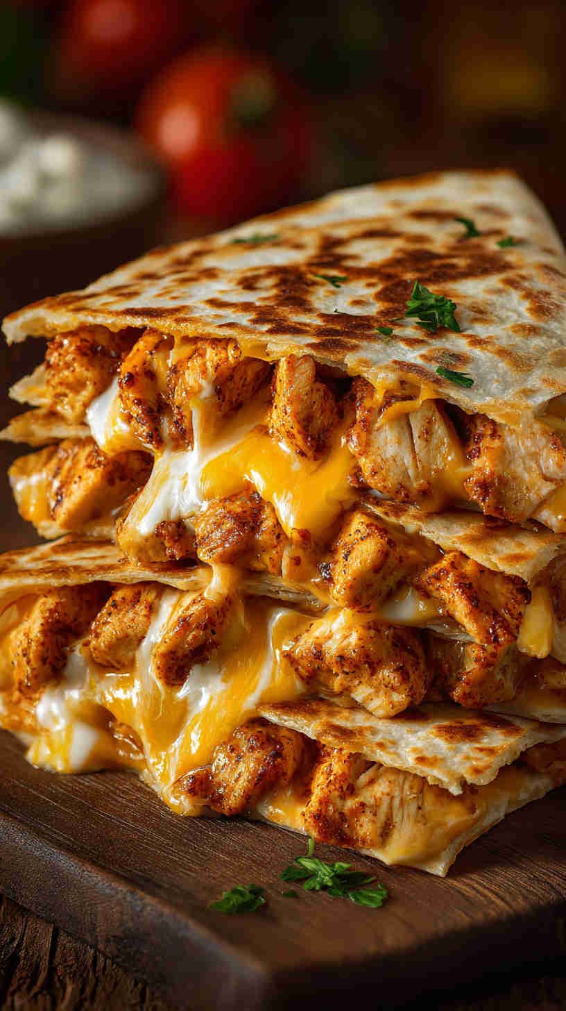 Crockpot Cheesy Quesadilla Filling