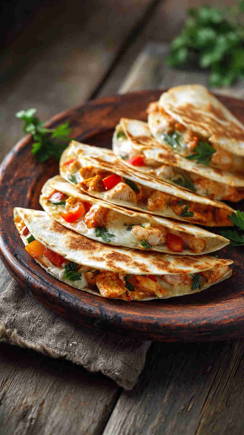Crockpot Cheesy Quesadilla Filling