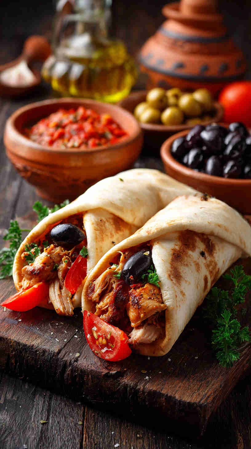 Crockpot Chicken Shawarma