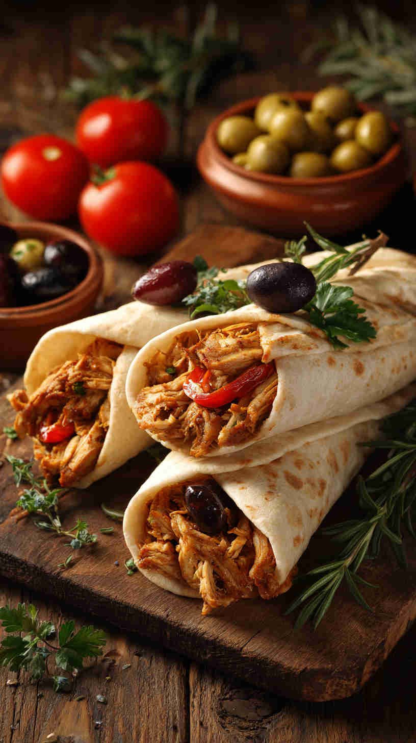 Crockpot Chicken Shawarma