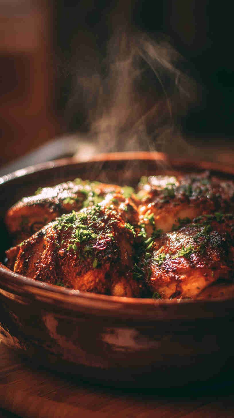 Crockpot Chicken Shawarma