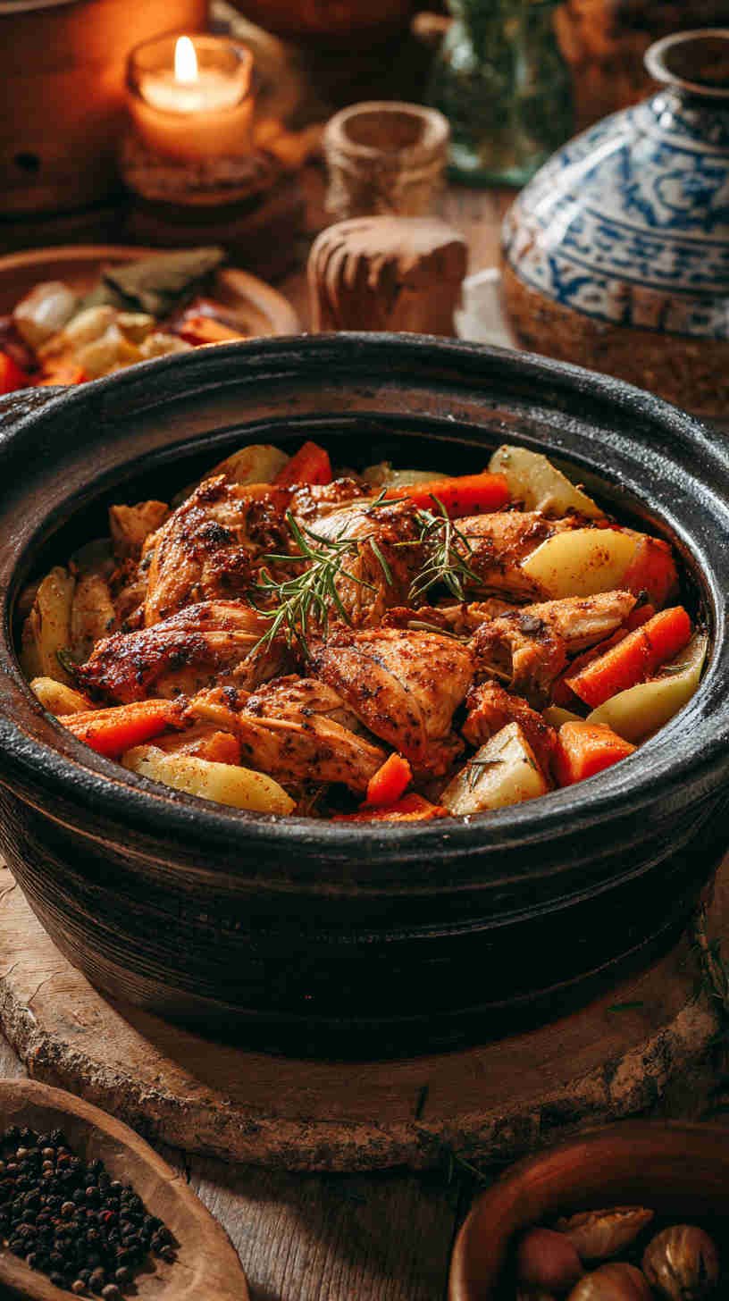 Crockpot Chicken Shawarma