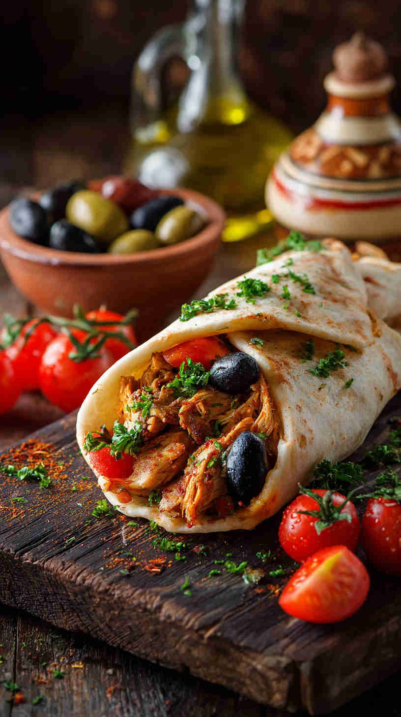 Crockpot Chicken Shawarma