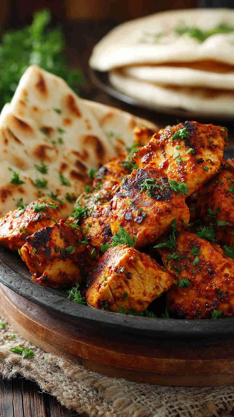 Crockpot Chicken Shawarma