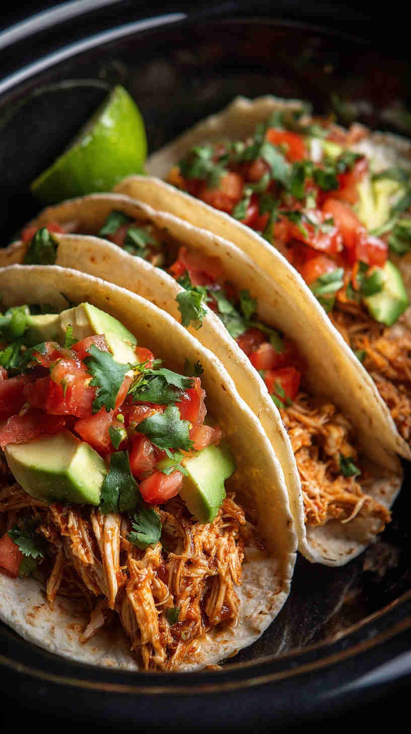Crockpot Chicken Tacos