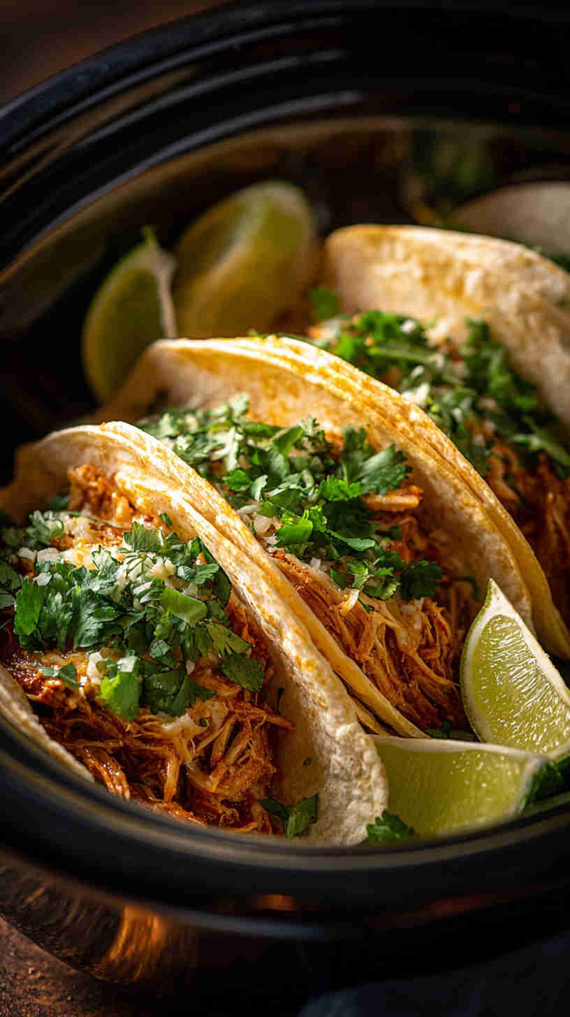 Crockpot Chicken Tacos