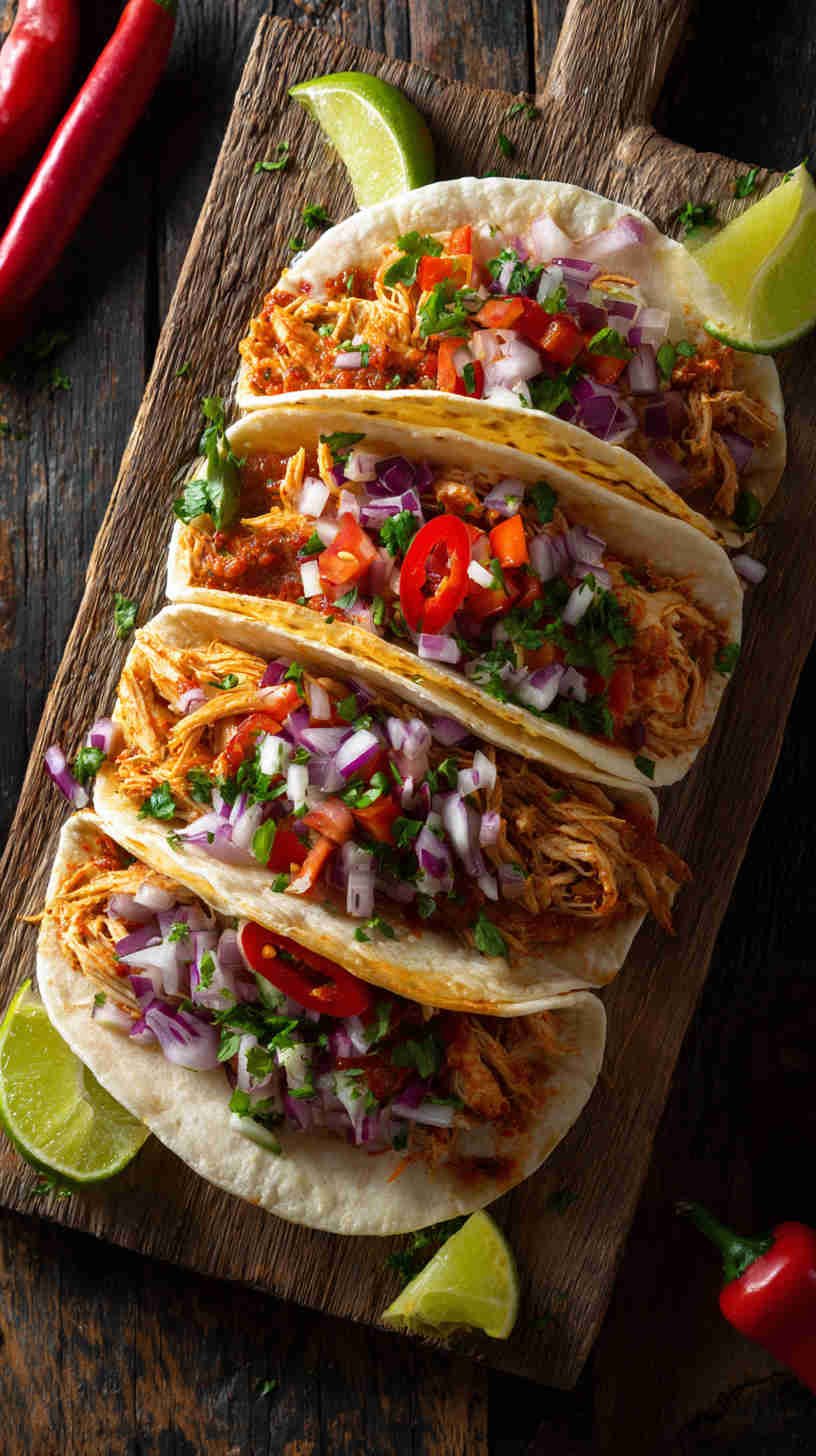 Crockpot Chicken Tacos