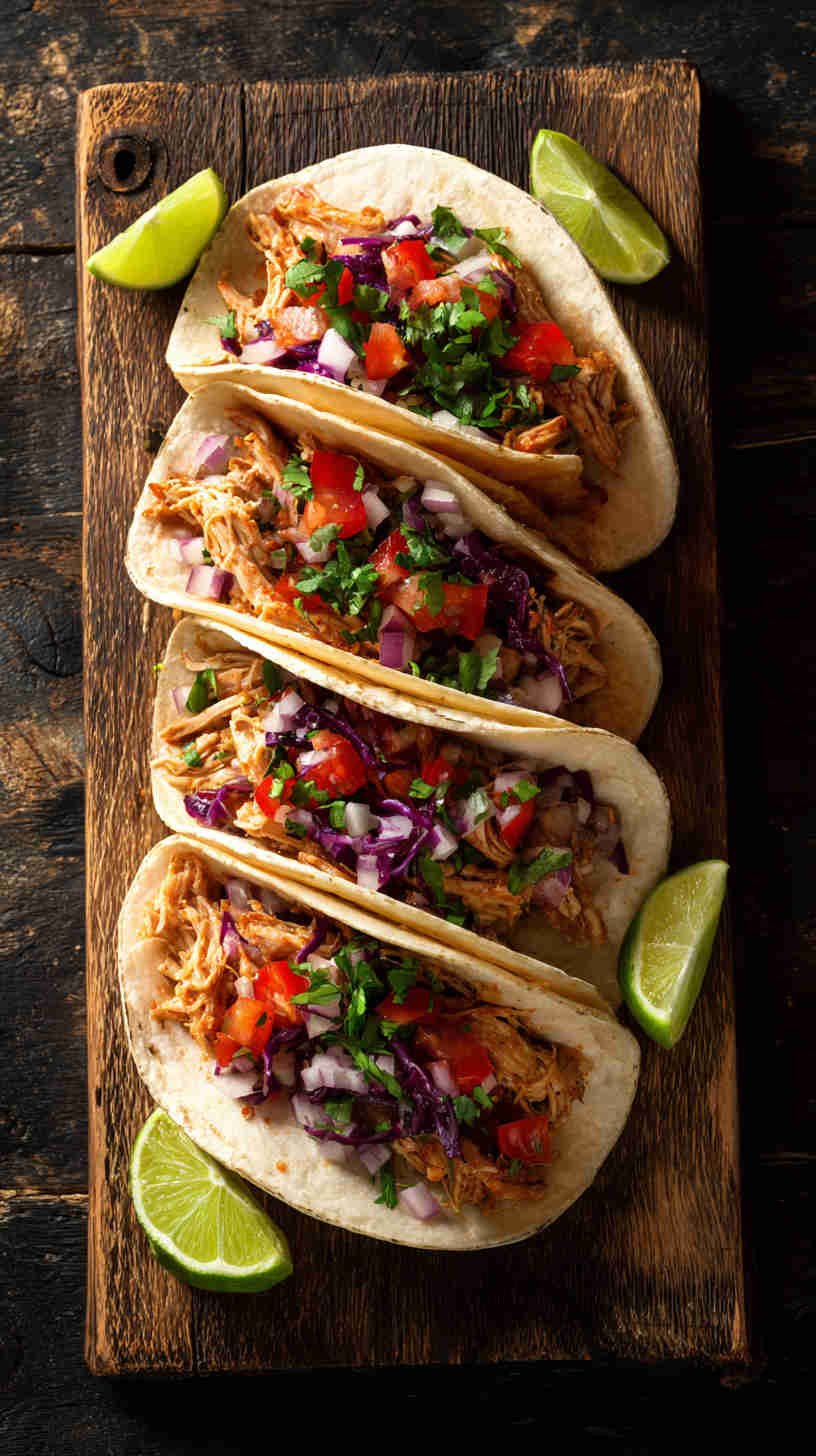 Crockpot Chicken Tacos