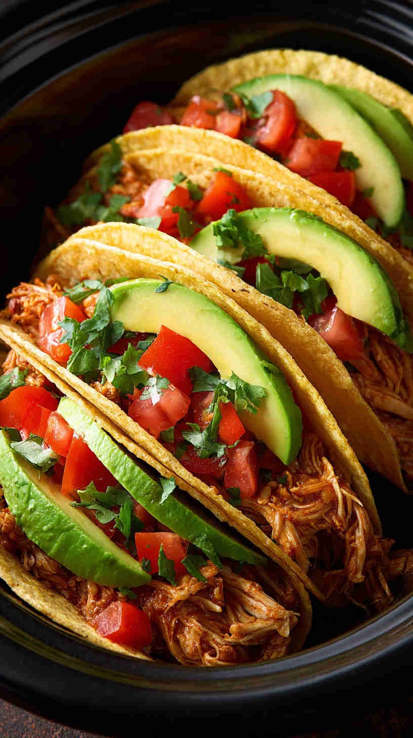 Crockpot Chicken Tacos