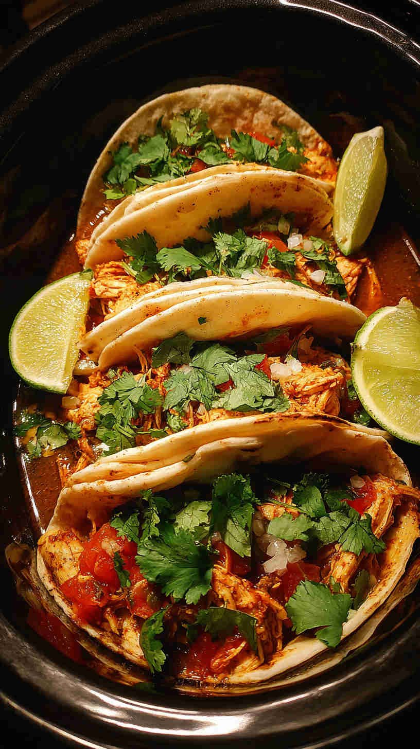 Crockpot Chicken Tacos