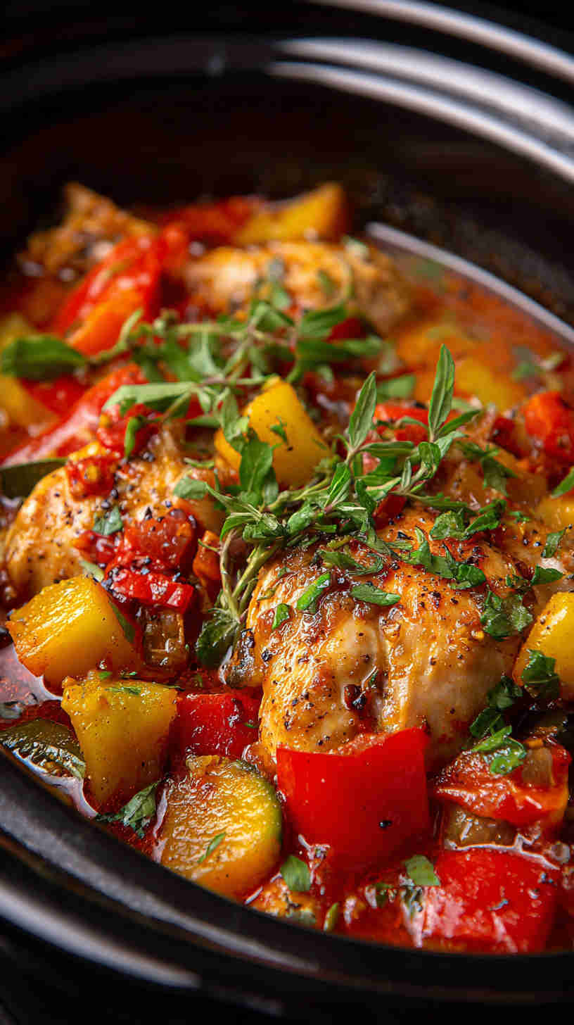 Crockpot Chicken and Vegetable Stew