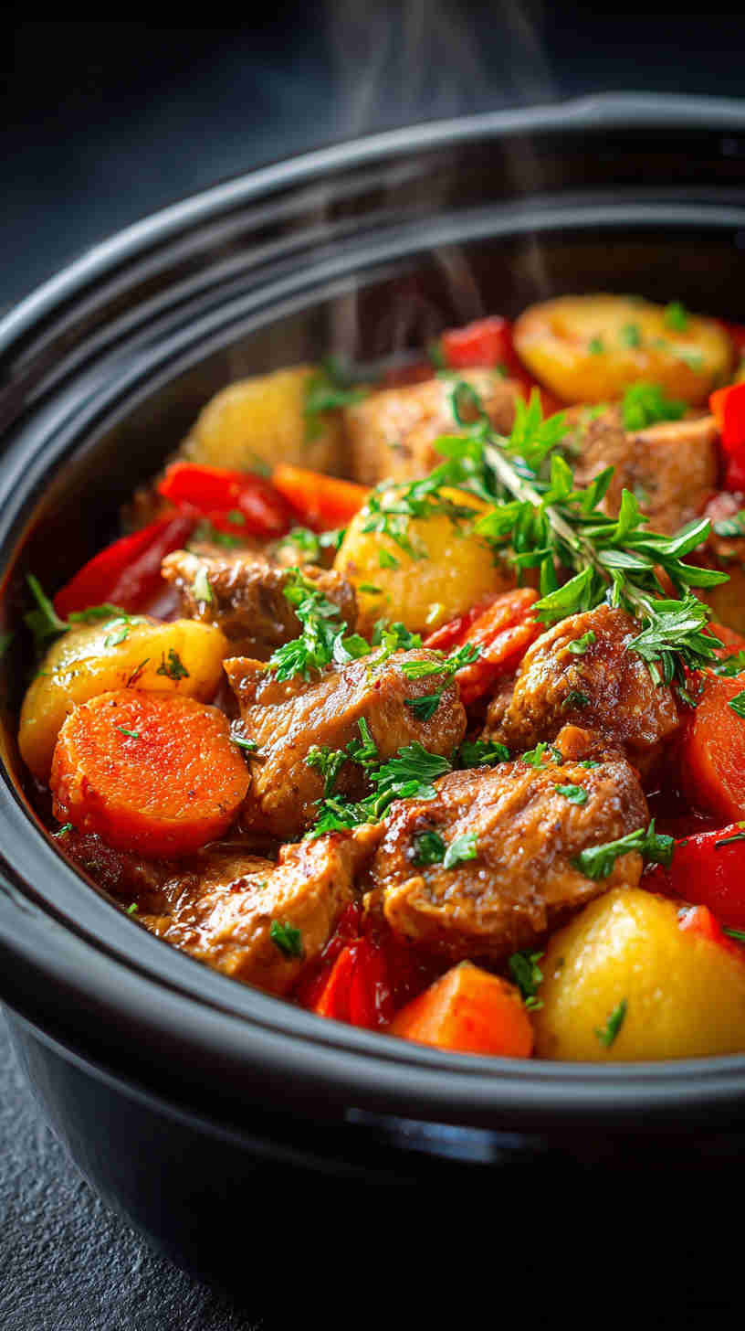 Crockpot Chicken and Vegetable Stew