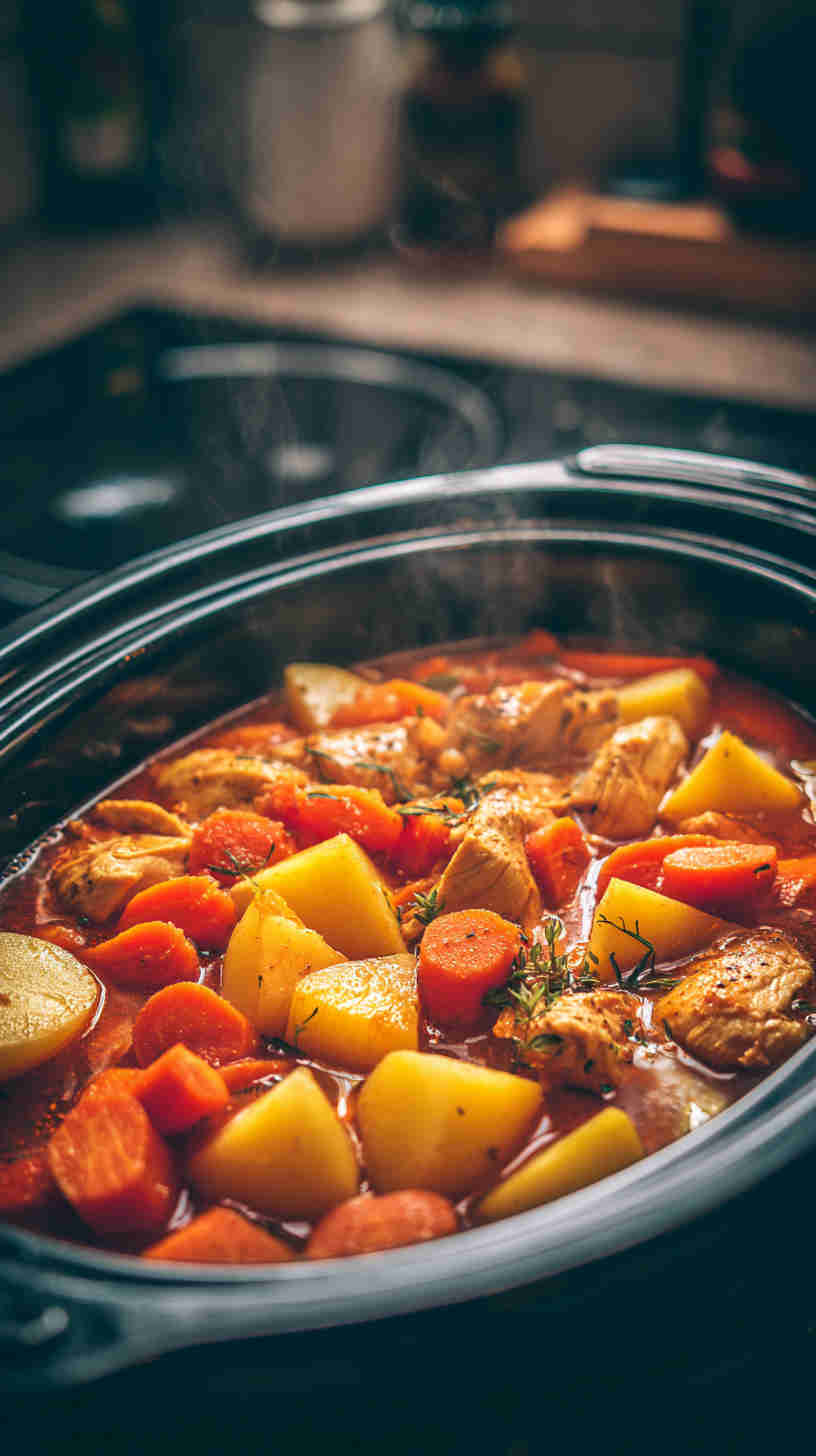 Crockpot Chicken and Vegetable Stew