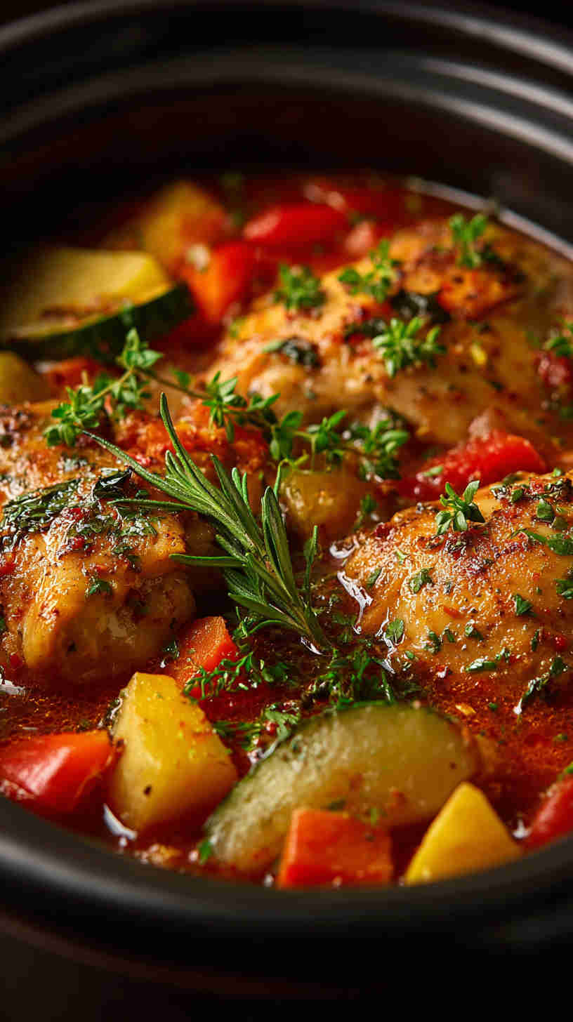 Crockpot Chicken and Vegetable Stew