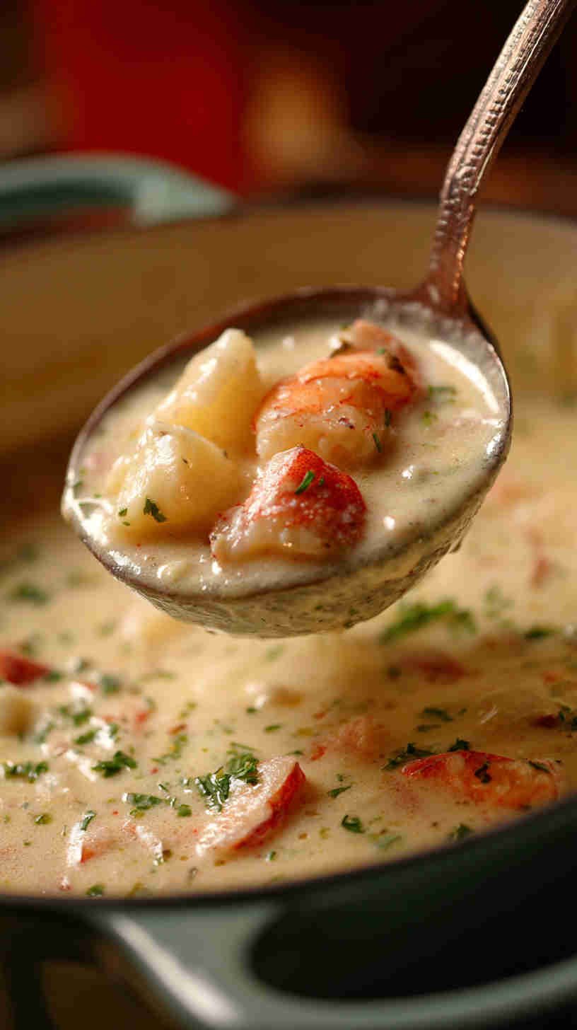 Crockpot Creamy Seafood Chowder