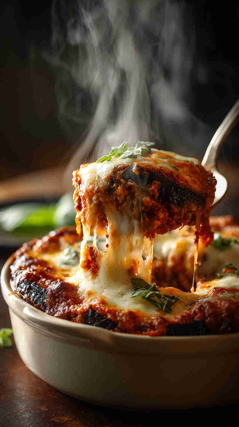 Crockpot Eggplant Parmesan Casserole