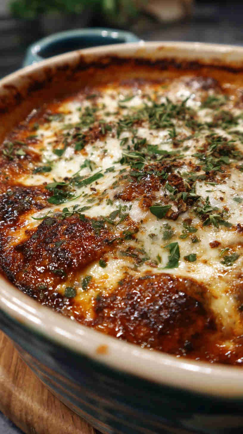 Crockpot Eggplant Parmesan Casserole