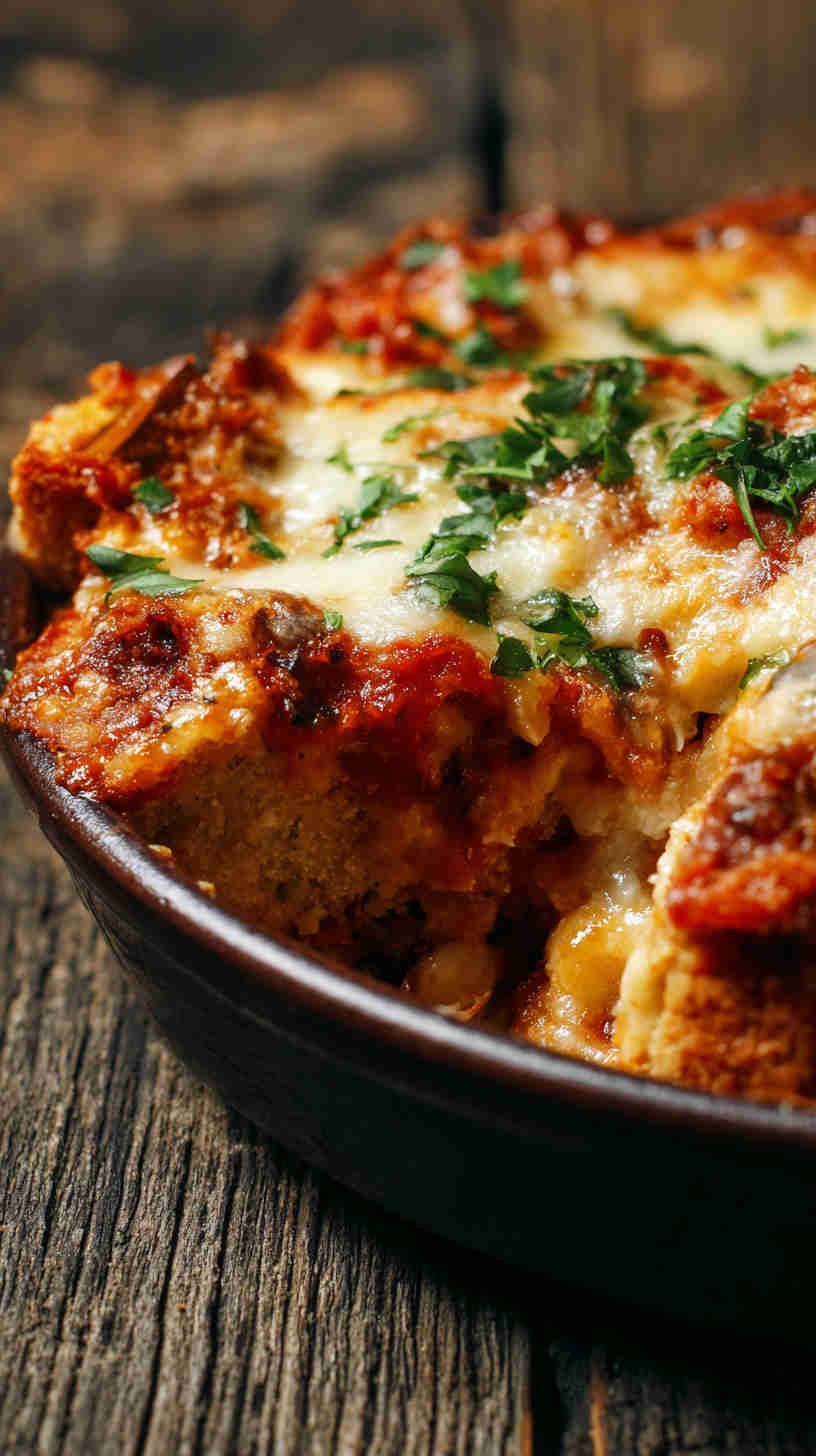 Crockpot Eggplant Parmesan Casserole