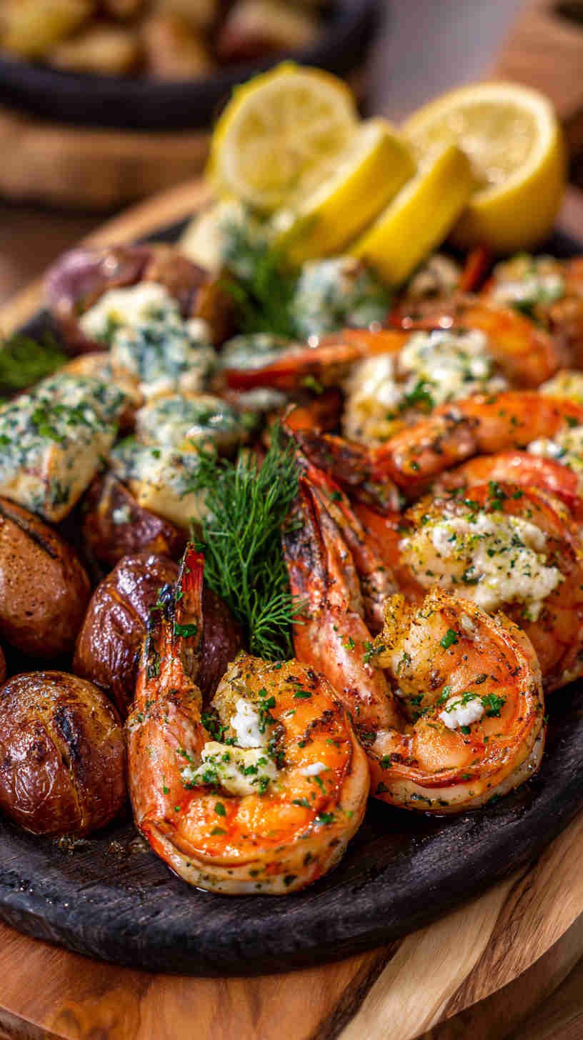 Crockpot Garlic Butter Shrimp