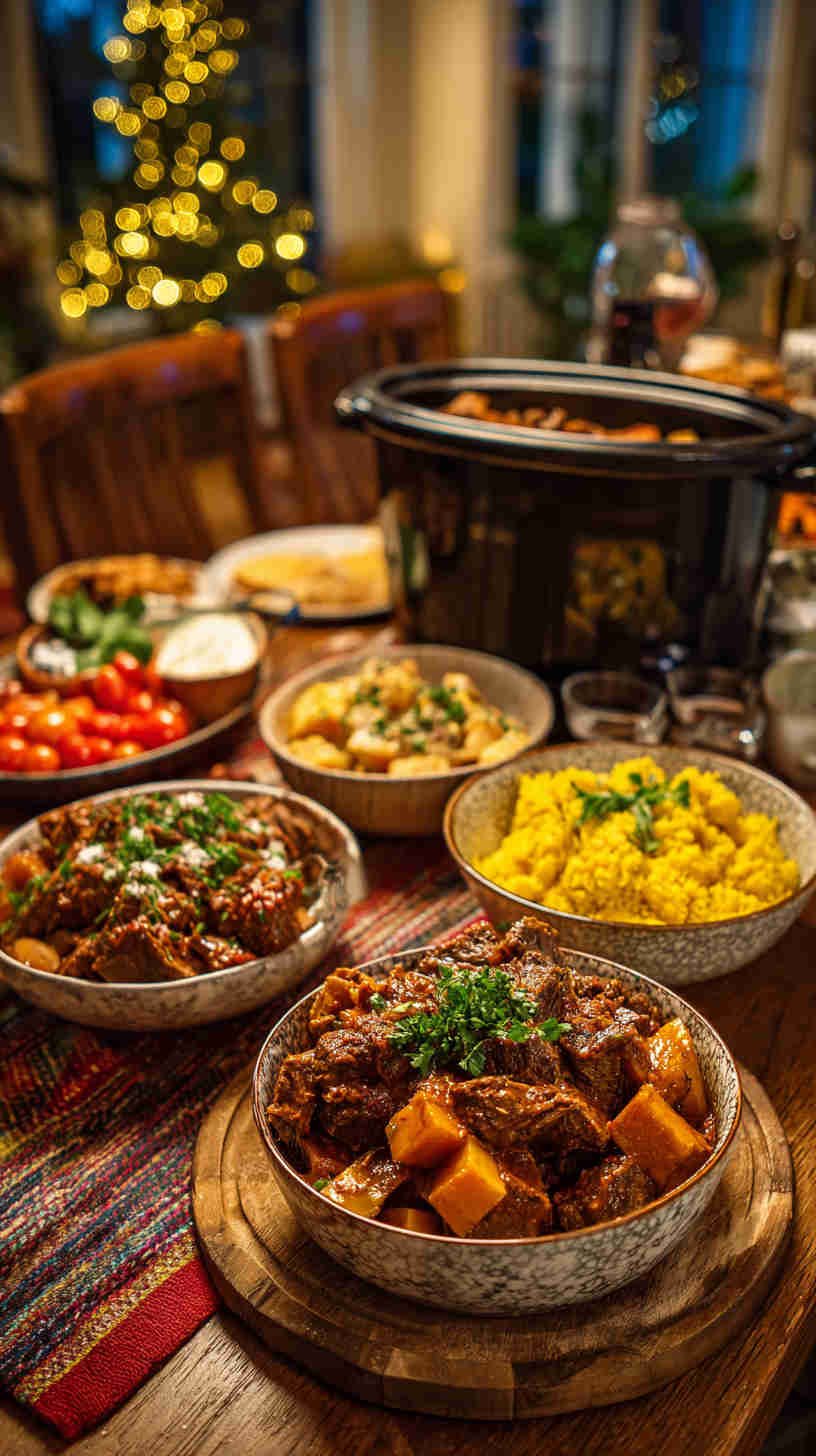 Crockpot Garlic and Herb Chicken Thighs