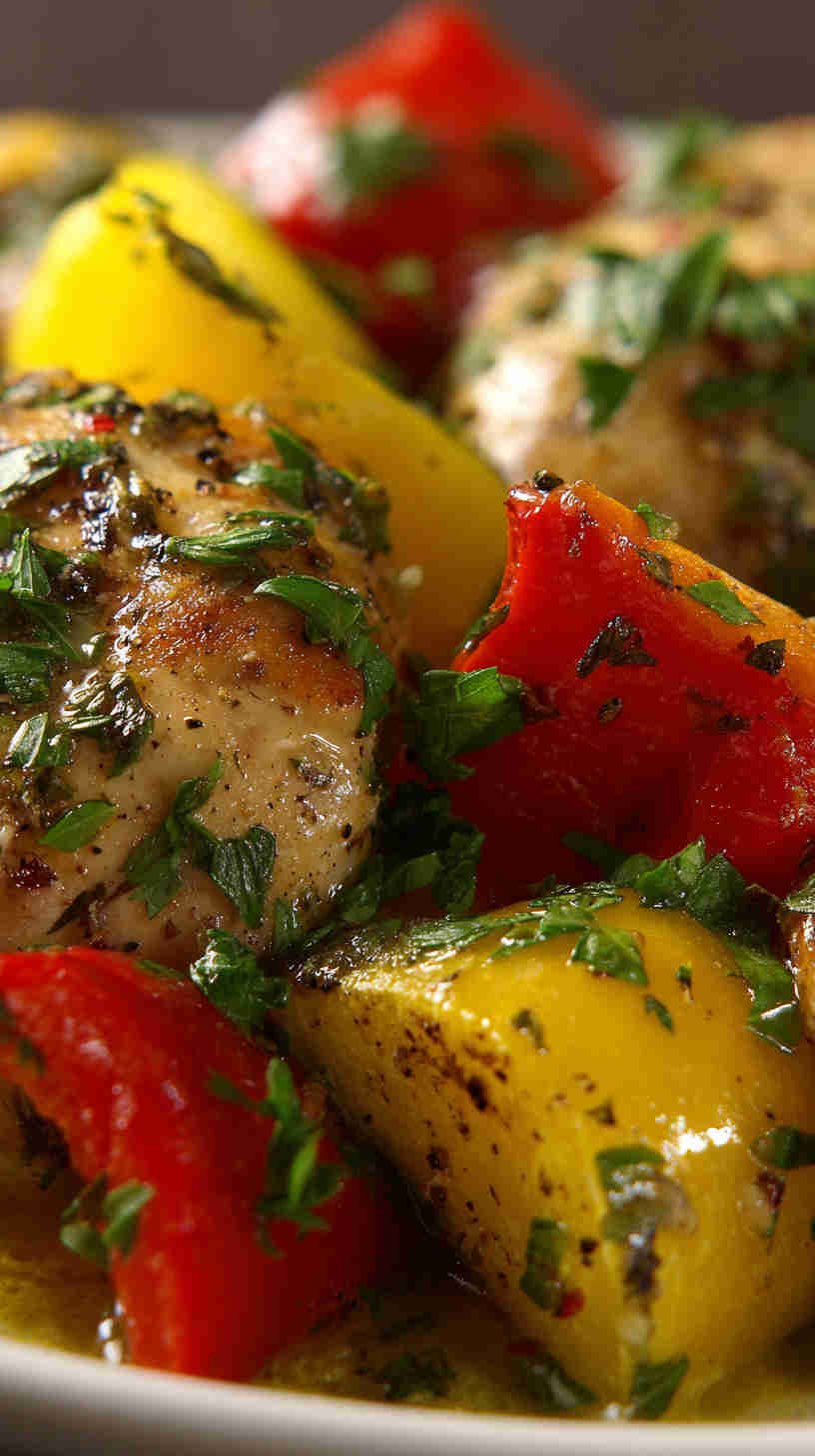 Crockpot Greek Chicken and Veggies