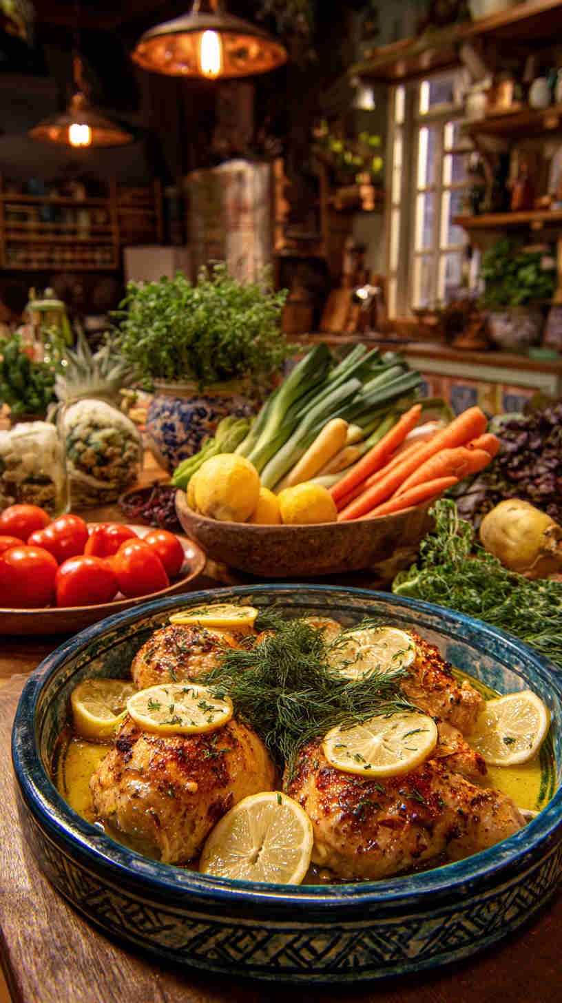 Crockpot Greek Chicken and Veggies