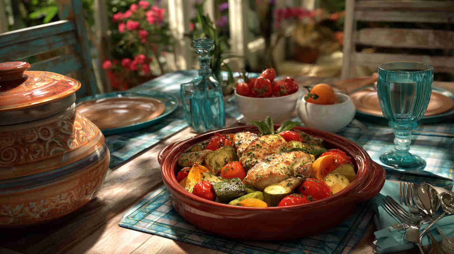 Crockpot Greek Chicken and Veggies