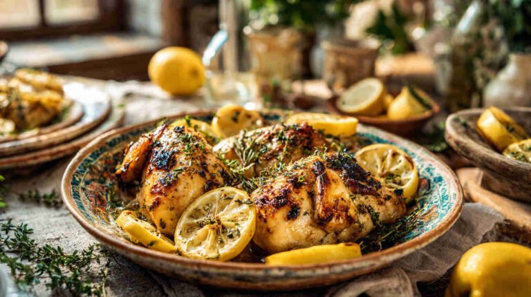 Crockpot Greek Lemon Chicken