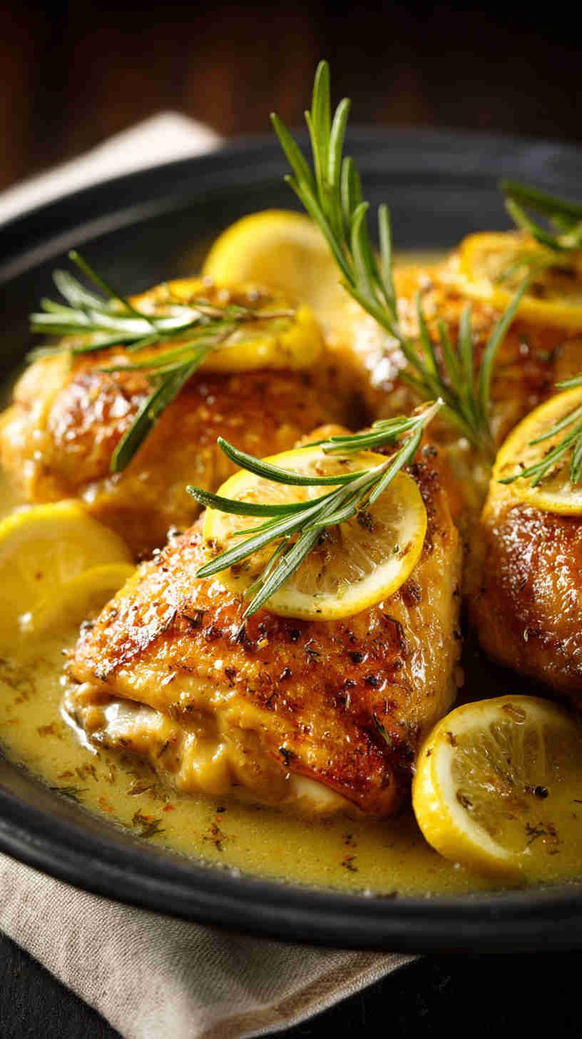 Crockpot Greek Lemon Chicken