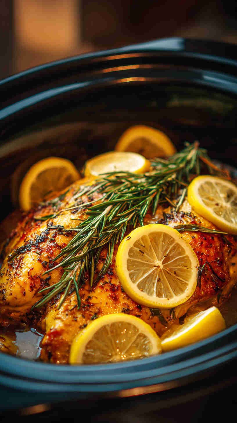 Crockpot Greek Lemon Chicken